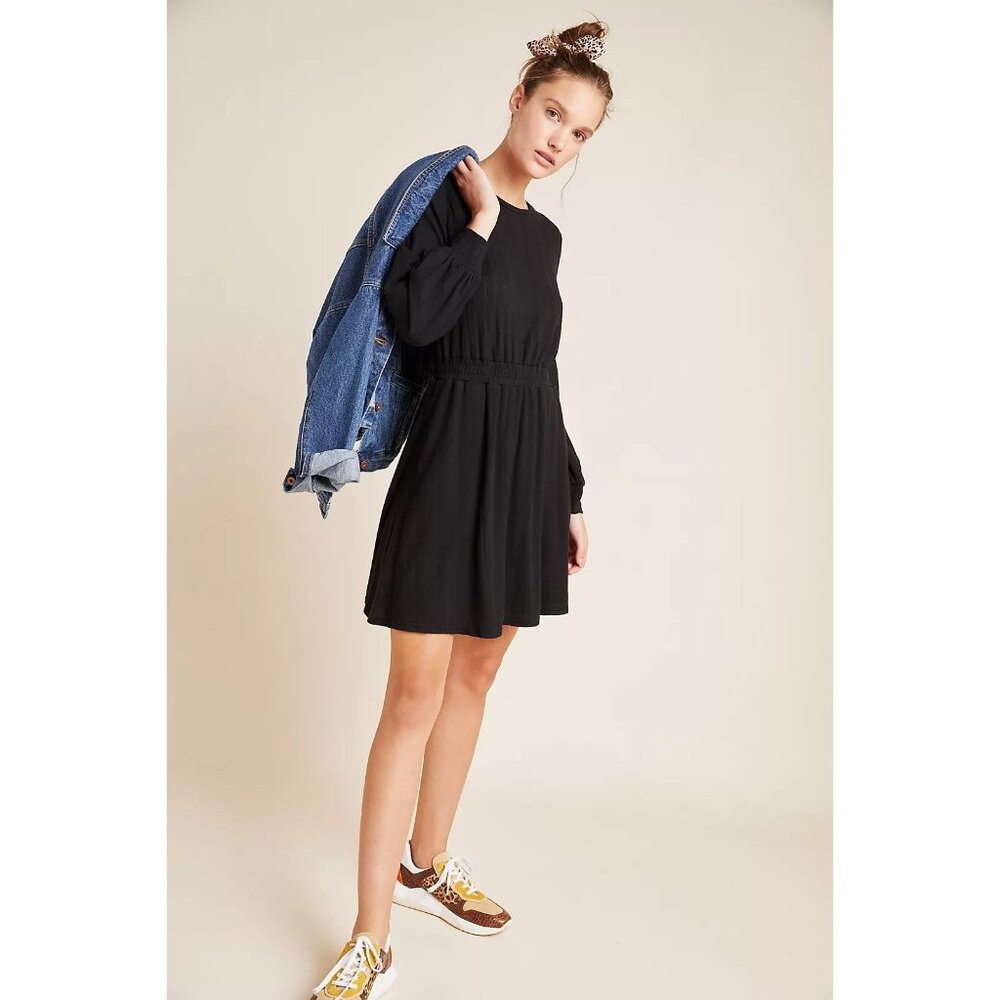 dolan Black Long-Sleeve Mini Dress